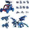 image:imageBundle  2 Items Sillbird Solar Robot Toys amp Robot Building Kit with Remote Control Christmas Stem Gifts for Kids Boys Ages 812 DIY Science Educational Robotic Toys