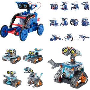 image:imageBundle  2 Items Sillbird 12in1 Solar Robot Toys amp Robot Building Kit with Remote Control Christmas STEM Robotics Technic Toy for Boys Birthday Creative Gifts for Kids Ages 814
