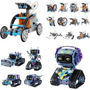image:imageBundle  2 Items Sillbird 12in1 Solar Robot Toys amp Robot Building Kit with Remote Control for Boys Ages 814 Christmas STEM Robotics Technic Toy Birthday Gifts for Kids