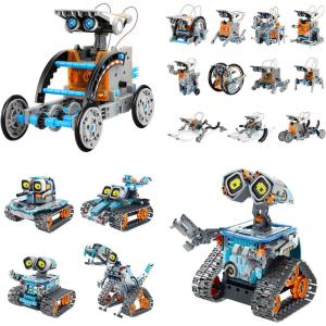 image:imageBundle  2 Items Sillbird STEM 12in1 Solar Robot Building Toys amp Remote amp AppControlled 5in1 Coding Robotics Technic Toy Set Christmas STEM Gifts for Boys Age 812