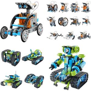image:imageSillbird 12in1 Solar Robot Toys amp Robot Building Kit with Remote Control for Boys Christmas STEM Robotics Technic Toy Birthday Creative Gifts for Kids Ages 814