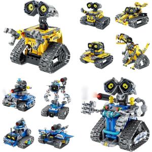 image:imageSillbird Bundle  2 Items Christmas STEM Robot Building Kit with Remote Control for Boys Ages 814 Coding Robotics Technic Toy Birthday Creative Gifts for Kids Buildable 5in1 Models