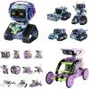 image:imageSillbird Bundle  2 Items Robot Building Kit with Remote Control amp Solar Robotic Toy Christmas STEM Gifts for Kids Boys Ages 814 DIY Science Educational Set