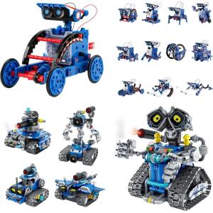 image:imageBundle  2 Items Sillbird 12in1 Solar Robot Toys amp Robot Building Kit with Remote Control for Boys Ages 814 Birthday Creative Gifts for Kids Christmas STEM Robotics Technic Toy