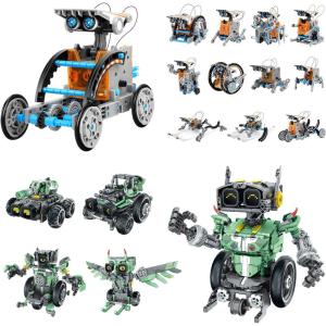 image:imageSillbird STEM 12in1 Education Solar Robot Toys amp Remote amp APP Controlled Robotic Toys Set Creative Gifts for Boys Girls Kids Aged 814
