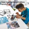 image:imageSillbird Solar Building Robot Kit STEM Gift for Boys Age 813 12in1 DIY Educational Science Toys for Kids Birthday Powered by the Sun Robotics Set with 190 Pieces12in1blue Grey