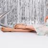 imageRIBONGZ Block Heels Prom Heeled Sandals for Women Chunky Square Open Toe Strappy High Heels Ankle Strap Wedding Bridal Shoes High Heel Sandals for Party DressNude
