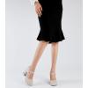 imageRIBONGZ Chunky High Heels for Women Sexy Mary Jane Square Toe Heels Pumps Comfortable Ankle Strap Closed Toe Block Platform Heels Dressy shoesMjapricot001