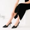 imageRIBONGZ Sexy Slingback Pumps Elegant Dressy Heels for Women Closed Toe Pointy High Heels Wedding Bride Prom Party Evening ShoesBlack Stone