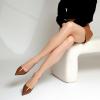 imageRIBONGZ Sexy Slingback Pumps Elegant Dressy Heels for Women Closed Toe Pointy High Heels Wedding Bride Prom Party Evening ShoesBrown