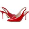 imageRIBONGZ Sexy Slingback Pumps Elegant Dressy Heels for Women Closed Toe Pointy High Heels Wedding Bride Prom Party Evening ShoesRed