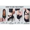 imageRIBONGZ Strappy Heels for Women Closed Toe Platform High Heels Pumps Sexy Summer Comfortable 4 inch Stiletto Wedding HeelsRed
