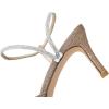 imageRIBONGZ Womens Wedding Shoes Glitter Sparkly Pointed Toe Strappy High Heels Sexy Ankle Strap Pumps Bridal Party Work Dress ShoesXmwyzgold