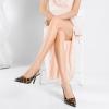 imageRIBONGZ Sexy Slingback Pumps Elegant Dressy Heels for Women Closed Toe Pointy High Heels Wedding Bride Prom Party Evening ShoesLeopard Patent