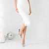 imageRIBONGZ Sexy Slingback Pumps Elegant Dressy Heels for Women Closed Toe Pointy High Heels Wedding Bride Prom Party Evening ShoesSilver Stone