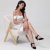 imageRIBONGZ Comfortable Kitten Heels for Women Pointed Closed Toe Ankle Strap Buckle Heels Slip on Low Heel Church Pumps Wedding Bridal Party Dressy ShoesBlack