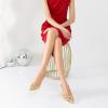 imageRIBONGZ Sexy Slingback Pumps Elegant Dressy Heels for Women Closed Toe Pointy High Heels Wedding Bride Prom Party Evening ShoesGoldbuckle