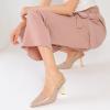 imageRIBONGZ Slingback Heels for Women Closed Pointed Toe Stiletto High Heels Dress Sexy Pumps Heeled Wedding Bride Prom Party Evening Dressy ShoesNude