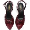 imageRIBONGZ High Heels for Women Lace Up Summer Sandals Strappy Heels Pointed Open Toe Ankle Strap High Stiletto Sexy Pumps for Wedding Casual Dance Prom Party Comfortable Dressy ShoesBurgundy