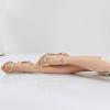 imageRIBONGZ High Heels for Women Lace Up Summer Sandals Strappy Heels Pointed Open Toe Ankle Strap High Stiletto Sexy Pumps for Wedding Casual Dance Prom Party Comfortable Dressy ShoesGold