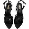 imageRIBONGZ High Heels for Women Lace Up Summer Sandals Strappy Heels Pointed Open Toe Ankle Strap High Stiletto Sexy Pumps for Wedding Casual Dance Prom Party Comfortable Dressy ShoesBlack