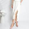 imageRIBONGZ Wedding Bridal Shoes for Women Chunky Block Heel Pumps Closed Pointed Toe Heels with Elegant Bow Knot Comfort Evening Party Prom Office ShoesChampagne Gold
