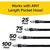 imageAs Seen On TV Pocket Hose 50 Ft  Pocket Hose Holder Bundle