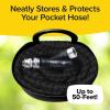 imageOriginal Pocket Hose Holder As Seen On TV Waterproof Selfdraining Outside Storage for Pocket Hose Expandable Garden Hoses