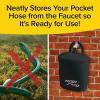 imageOriginal Pocket Hose Holder As Seen On TV Waterproof Selfdraining Outside Storage for Pocket Hose Expandable Garden Hoses