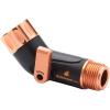 imagePocket Hose Copper Bullet Elbow Connector ASSEENONTV Infused with Copper 46 Angle Extends Hose Life Connects to Any Standard Faucet  Inlet ampamp Outlet Ends LeakProof Easy OnOff Switch