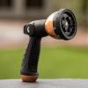 imagePocket Hose Copper Bullet Spray Nozzle Infused with Copper ASSEENONTV 10 Spray Patterns Easy Thumb Control OnOff Valve LeadFree Ergonomically Designed NonSlip Grip HighPressure