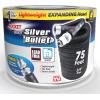 imagePocket Hose Silver Bullet 75 ft Turbo Shot Nozzle Multiple Spray Patterns Expandable Garden Hose 34 in Solid Aluminum Fittings Lightweight and NoKink