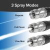 imagePocket Hose Silver Bullet Expandable Garden Hose Adjustable Turbo Shot Nozzle ASSEENONTV 25ft LeadFree UltraLightweight Solid Aluminum Connectors OnOff Valve No Kink AntiLeak100 Feet