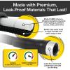 imagePocket Hose Silver Bullet Expandable Garden Hose Adjustable Turbo Shot Nozzle ASSEENONTV 25ft LeadFree UltraLightweight Solid Aluminum Connectors OnOff Valve No Kink AntiLeak100 Feet