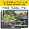 imagePocket Hose Silver Bullet Expandable Garden Hose Adjustable Turbo Shot Nozzle ASSEENONTV 25ft LeadFree UltraLightweight Solid Aluminum Connectors OnOff Valve No Kink AntiLeak100 Feet