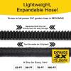 imagePocket Hose Silver Bullet Expandable Garden Hose Adjustable Turbo Shot Nozzle ASSEENONTV 25ft LeadFree UltraLightweight Solid Aluminum Connectors OnOff Valve No Kink AntiLeak100 Feet