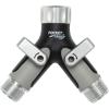 imagePocket Hose Silver Bullet 2Way Hose Splitter HeavyDuty ASSEENONTV YShaped LeakProof Connect Two Hoses at Once LeadFree Independent OnOff Switches Fits Standard Faucets ampamp Garden Hoses