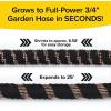 imagePocket Hose Copper Bullet ASSEENONTV Expands to 25 ft REMOVABLE Turbo Shot MultiPattern Nozzle 650psi 34 in Solid Copper Anodized Aluminum Fittings LeadFree Lightweight NoKink Garden Hose