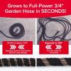 imagePocket Hose Copper Bullet Expandable Garden Hose 100 FT w10 Pattern Thumb Spray Nozzle ASSEENONTV 650psi 34 in Patented LeadFree UltraLightweight Solid Copper Anodized Aluminum FittingsNoKink