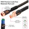 imagePocket Hose Copper Bullet Expandable Garden Hose 25 FT w10 Pattern Thumb Spray Nozzle ASSEENONTV 650psi 34 in Patented LeadFree UltraLightweight Solid Copper Anodized Aluminum Fittings NoKink