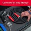 imagePocket Hose Silver Bullet 20 Expandable Garden Hose 100FT with Turbo Shot Nozzle ASSEENONTV LeadFree Solid Aluminum Connectors Easy OnOff Valve KinkFree LeakProofHardware Tubing