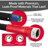 imagePocket Hose Silver Bullet 20 Expandable Garden Hose 100FT with Turbo Shot Nozzle ASSEENONTV LeadFree Solid Aluminum Connectors Easy OnOff Valve KinkFree LeakProofHardware Tubing