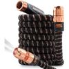 imagePocket Hose Copper Bullet ASSEENONTV Expands to 50 ft REMOVABLE Turbo Shot Nozzle Multiple Spray Patterns 34 inch Solid Copper Anodized Aluminum Fittings LeadFree Lightweight NoKink Garden Hose