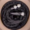 image:imagePocket Hose Razor Blast NonExpandable 50 Ft Tubro Shot Nozzle Multiple Spray Patterns ExtraRugged Lightweight Garden Hose 34 in Solid Aluminum LeadFree Fittings Lightweight NoKink AntiLeak
