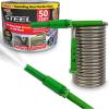 image:imagePocket Hose Amazing EXPANDABLE Steel 50 Ft Garden Hose AS SEEN ON TV KinkFree amp PunctureProof Lightweight CorrosionResistant 304 Stainless Steel SuperTough Weatherproof SuperFlexible