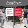 image:imagePocket Hose Arrow AS SEEN ON TV Customizable Spray Nozzle from Powerful Jet Stream Cleaning to Gentle Garden Watering Flow Force Tech 4 Precision Tips RustResistant NonSlip Grip Car Wash