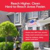 image:imagePocket Hose Arrow AS SEEN ON TV Customizable Spray Nozzle from Powerful Jet Stream Cleaning to Gentle Garden Watering Flow Force Tech 4 Precision Tips RustResistant NonSlip Grip Car Wash
