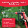 image:imagePocket Hose Arrow AS SEEN ON TV Customizable Spray Nozzle from Powerful Jet Stream Cleaning to Gentle Garden Watering Flow Force Tech 4 Precision Tips RustResistant NonSlip Grip Car Wash