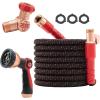 image:imagePocket Hose Ballistic 50 FT Expandable Garden Hose wPocket Pivot Swivel Connector AntiBurst Sleeve Reinforced with Bulletproof Fiber Lightweight NoKink Compact UVProtected AS SEEN ON TVBallistic
