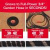 image:imagePocket Hose Ballistic 50 FT Expandable Garden Hose wPocket Pivot Swivel Connector AntiBurst Sleeve Reinforced with Bulletproof Fiber Lightweight NoKink Compact UVProtected AS SEEN ON TVRegular